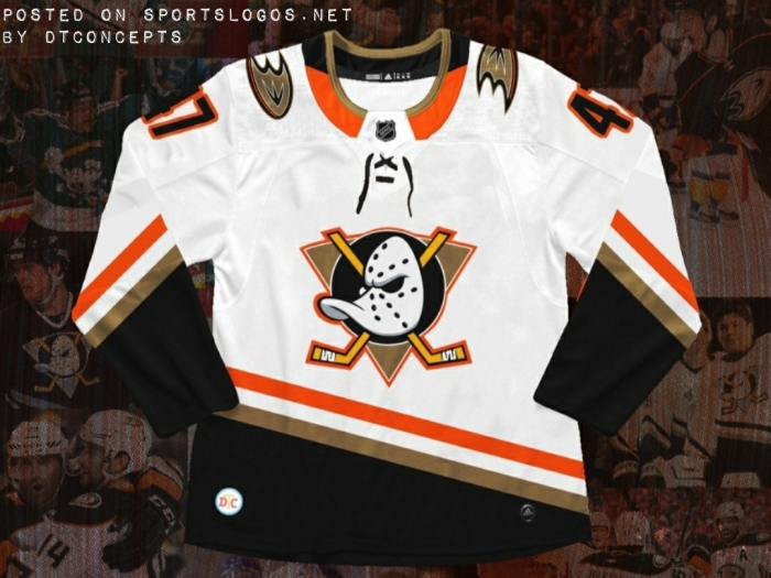 This incredible Anaheim Ducks jersey concept perfectly